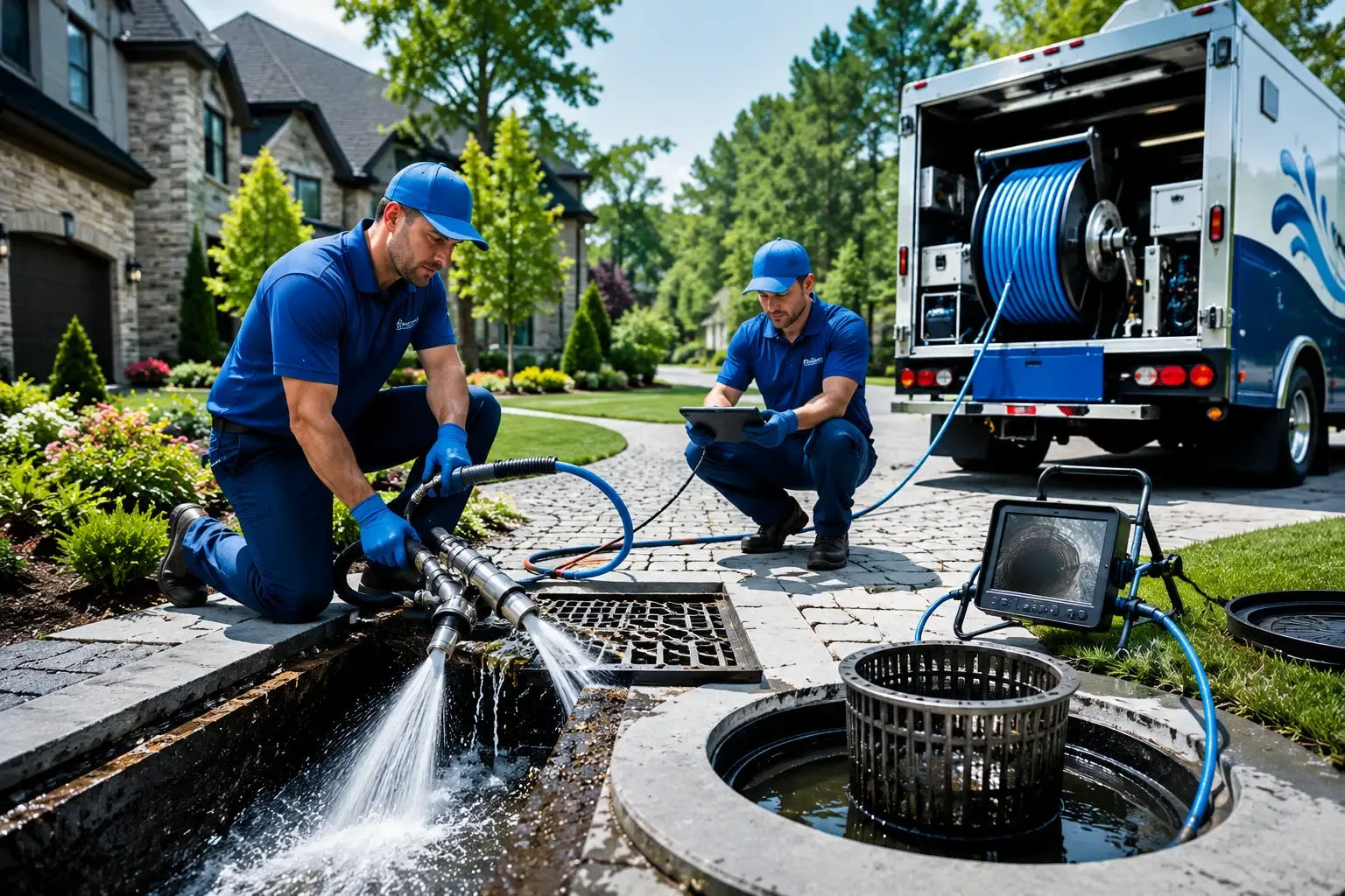 Local outdoor drain cleaning professionals in Gray, LA